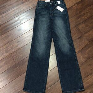 Judy Blue Straight Fit Dark Wash Tummy Control Jeans NEW WITH TAGS
